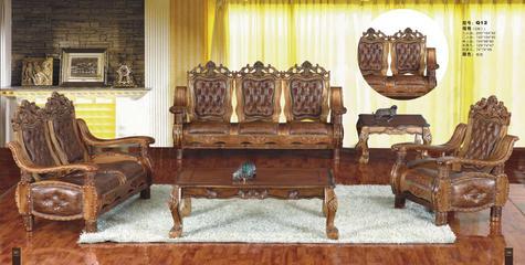 厂家直销欧式实木皮沙发——佛山市顺德区乐从镇水藤华发家具厂产品解析