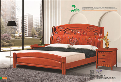 泰国进口橡木床 厂家直销的优质双人床选择